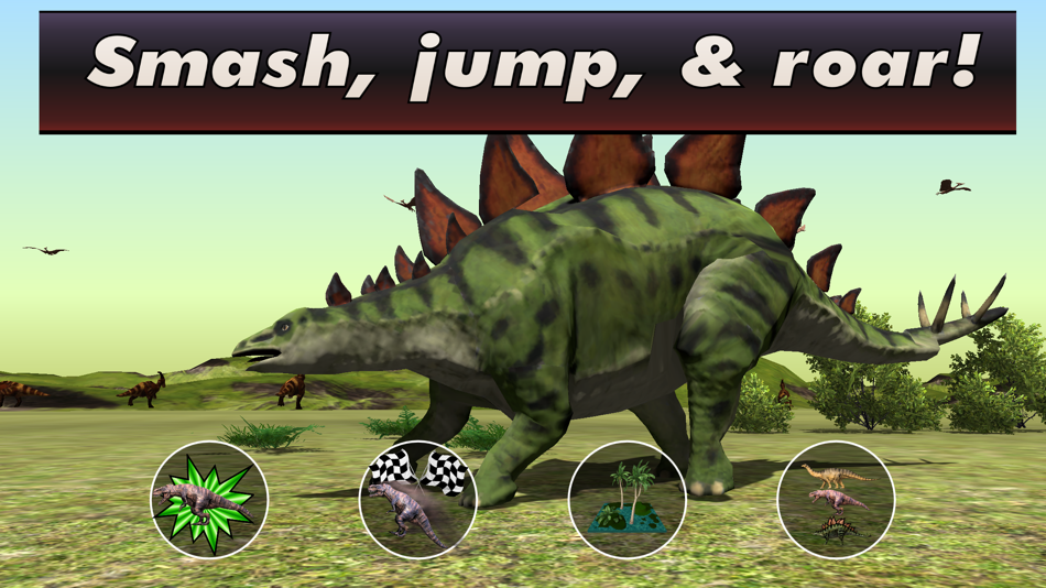 #2. Dinosaur Roar & Smash Life Sim (iOS) By: Coded Velocity, Inc.