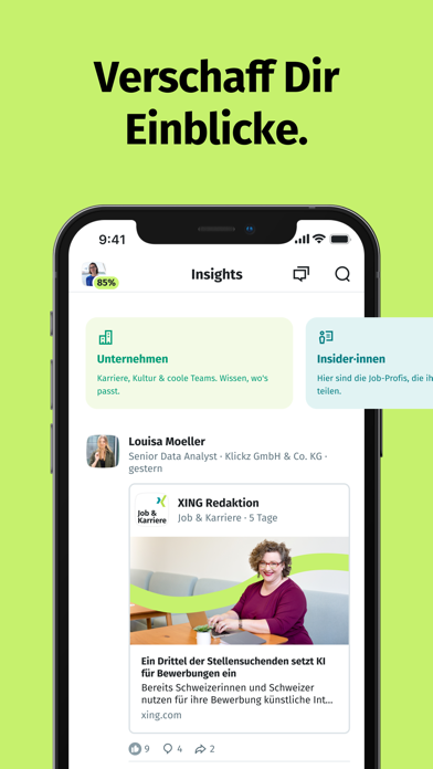 XING – Jobs, die zu Dir passen