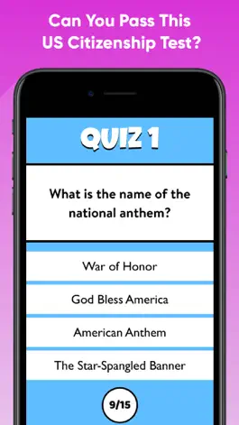 Game screenshot US Citizenship Test Quiz 2023 mod apk