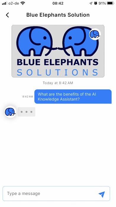 Screenshot 3 of AI Knowledge Assistant App