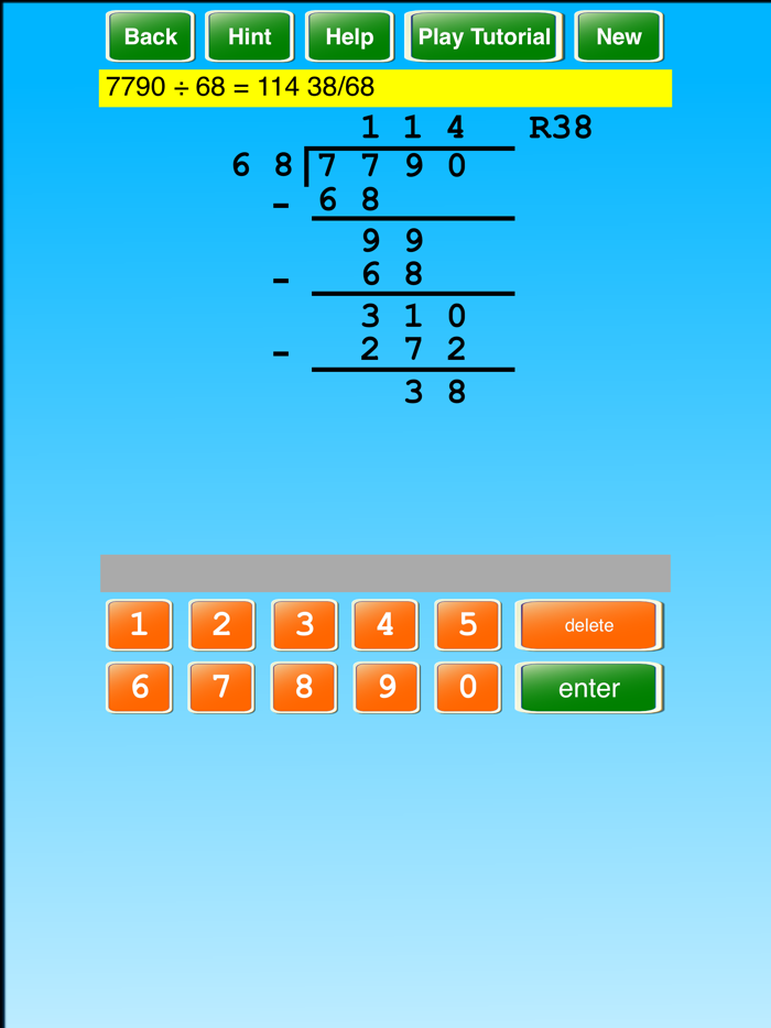 Long Division and Multiplication