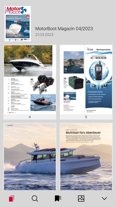 MotorBoot Magazin Screenshot