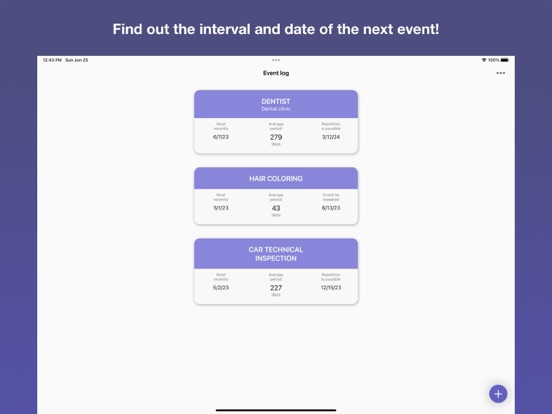 Screenshot #6 pour Repeating events