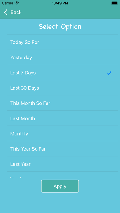 Track Month Screenshot