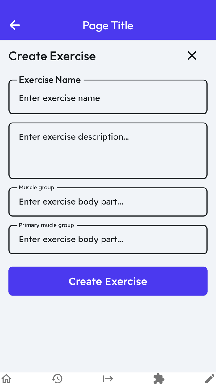 Gym workout weight Logger