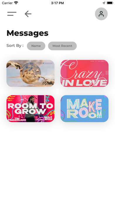 The Celebration App Screenshot