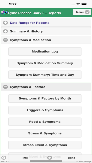 Lyme Disease Diary 3 Screenshot