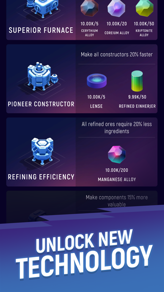 #4. ExoMiner - Idle Miner Universe (iOS) Podle: ExoCorp AB