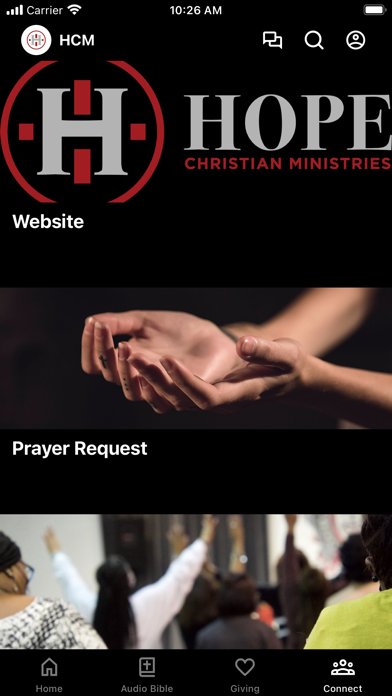 HOPE Christian Ministries Screenshot