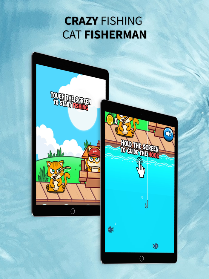 Crazy Fishing - Cat Fisherman