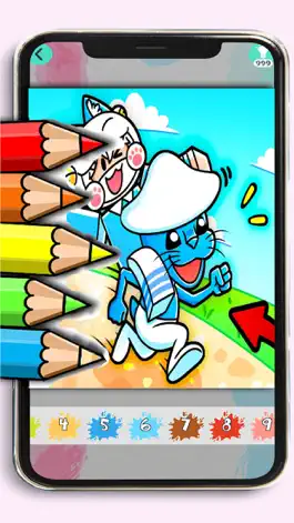 Game screenshot Smurf Cat Smart Coloring Book apk