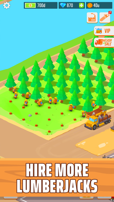 Idle Lumber Empire - Wood Game Screenshot