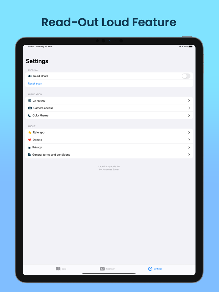 Laundry Symbols AI Scanner