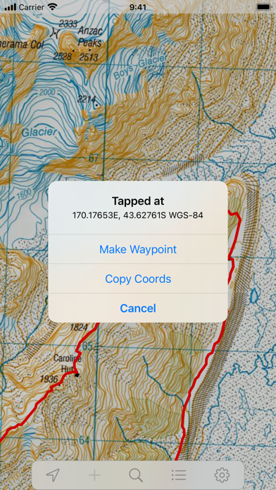 MapToaster NZ Topo Maps Screenshot