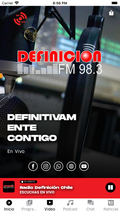 Radio Definición Chile Screenshot