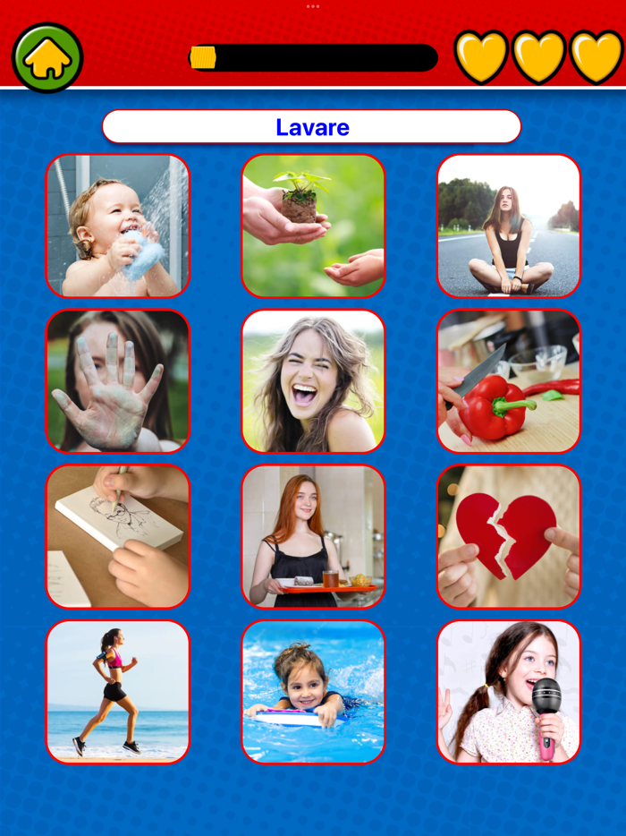 Game to learn Italian