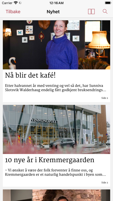 Nytt i uka eAvis Screenshot