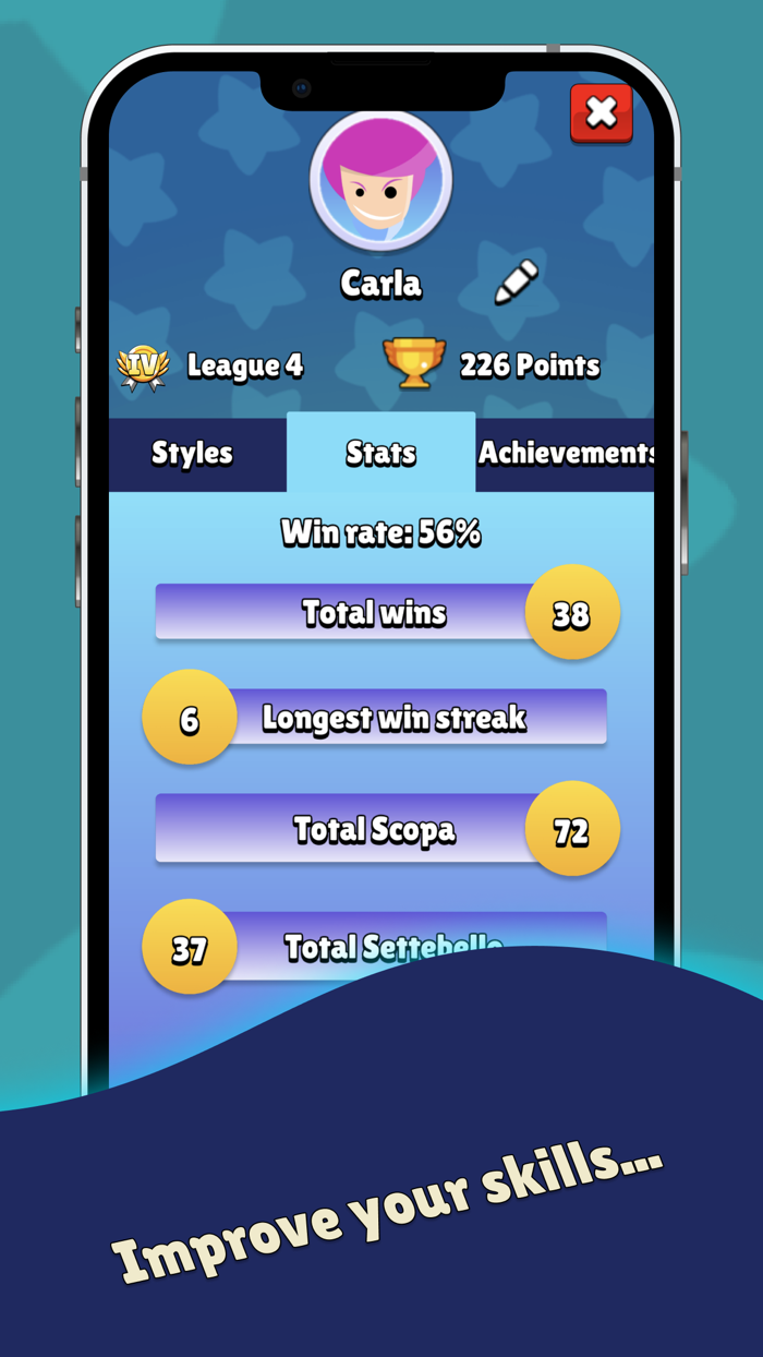 Scopa Play cards online