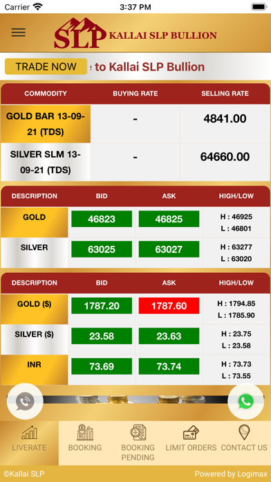 Kallai SLP Bullion Screenshot