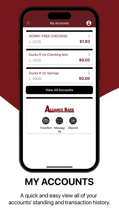 Alliance Bank (WI) Screenshot
