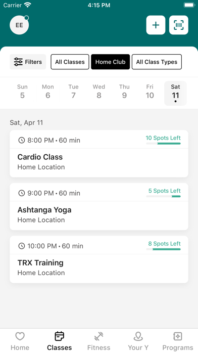 North Shore YMCA Screenshot
