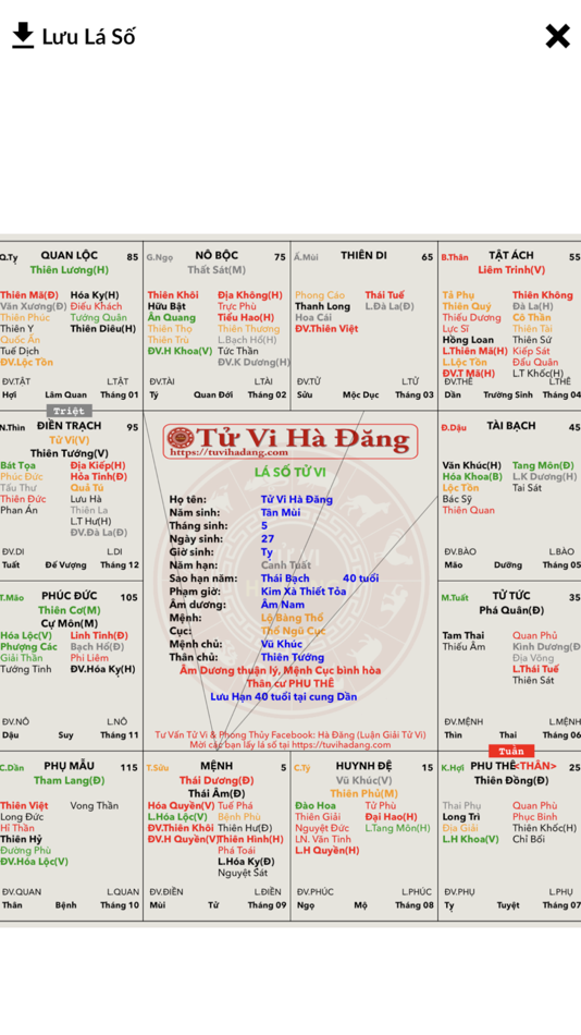 #3. Lập Lá Số Tử Vi & La Bàn (iOS) 由: Dang Ha
