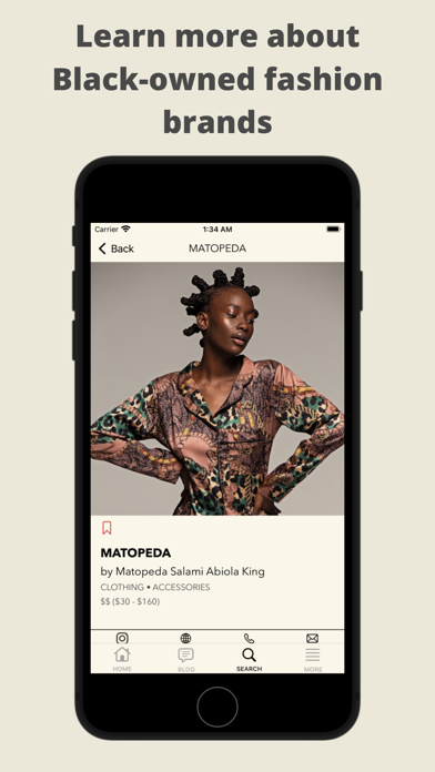 The Black Fashion Finder Screenshot