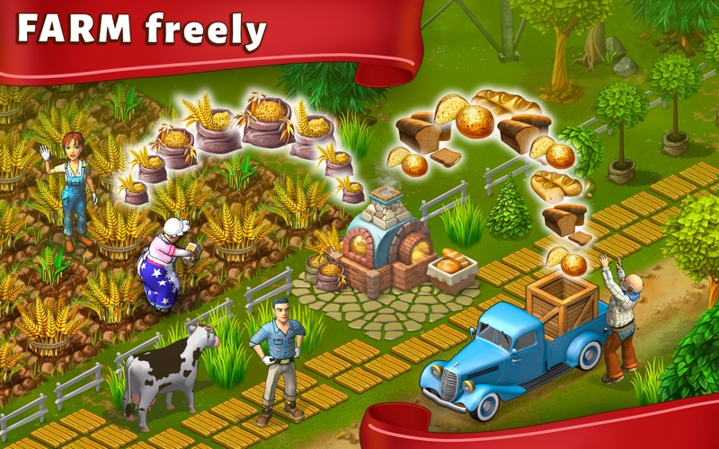 Jane's Farm: Play Harvest Town Screenshot