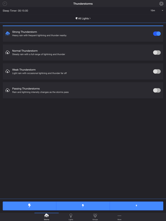 Screenshot #4 pour Thunderstorm for Hue