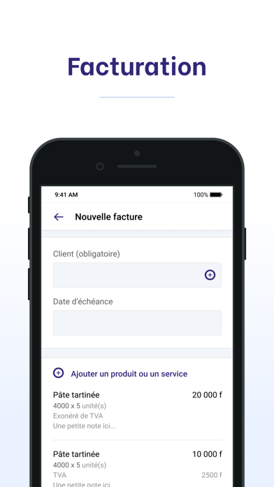 e-Tchité Gestion Screenshot
