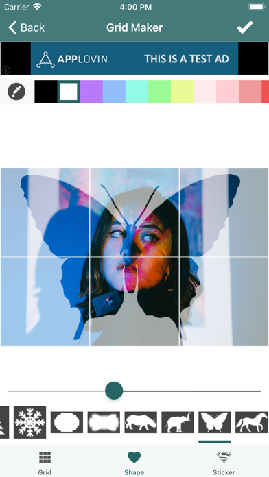 Screenshot #2 pour Grid Editor Pro for instagram