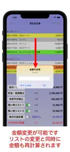 家計収支簿 screenshot #3 for iPhone