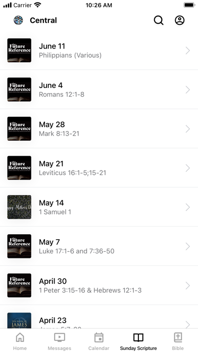 Central Christian Church App Screenshot