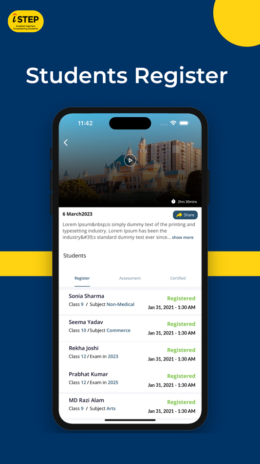 #6. iSTEP (iOS) By: navtark