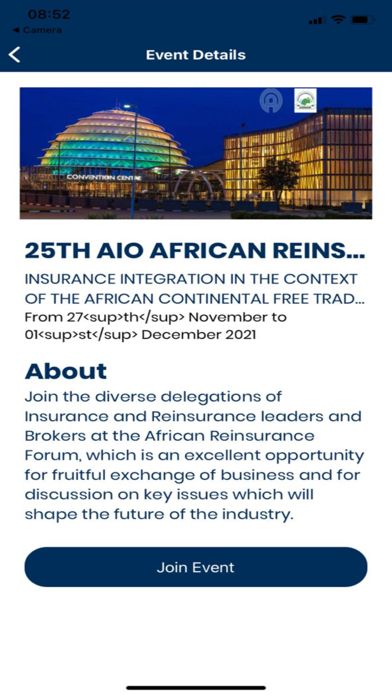 African Insurance Organisation Screenshot