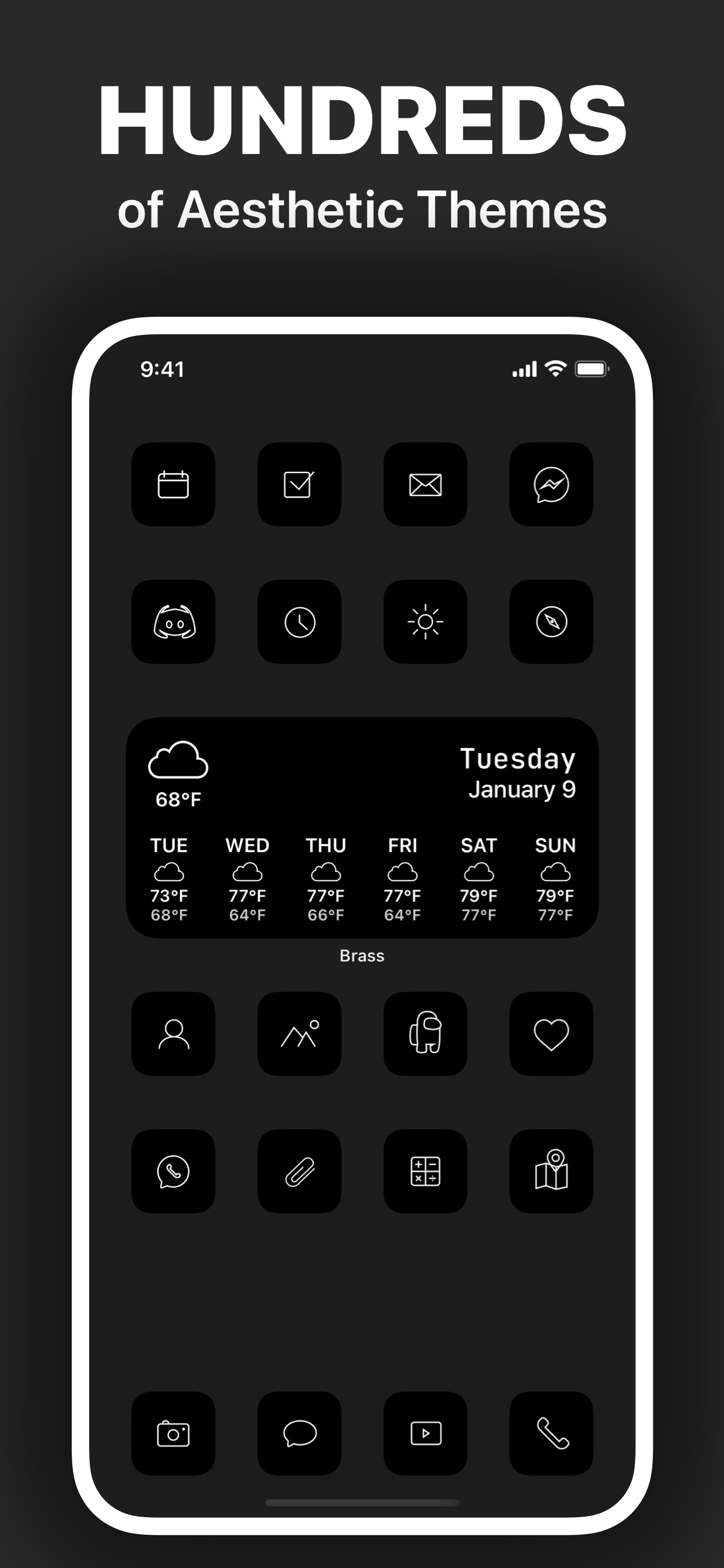 Brass - Icon Themes & Widgets