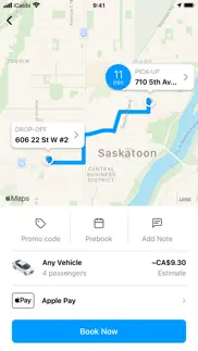 hey taxi saskatoon iphone screenshot 3