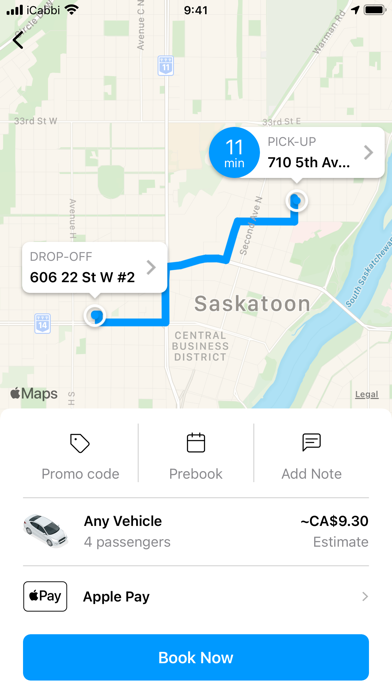 Hey Taxi Saskatoon Screenshot