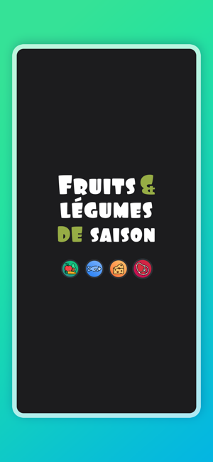 ‎Fruits et légumes de saison Capture d'écran