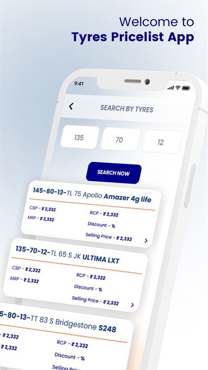 Tyres Pricelist App