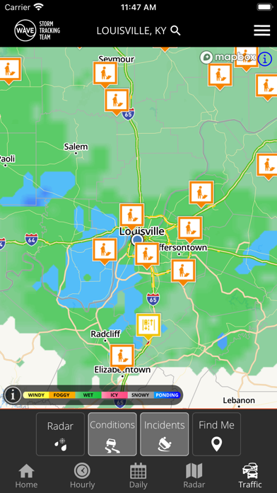 WAVE 3 Louisville Weather Screenshot