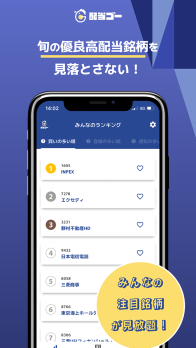 配当ゴー - 高配当株の買い時通知アプリ Screenshot