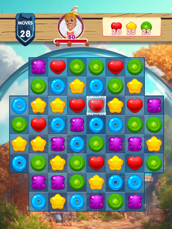 Sweet Crush Puzzle Game