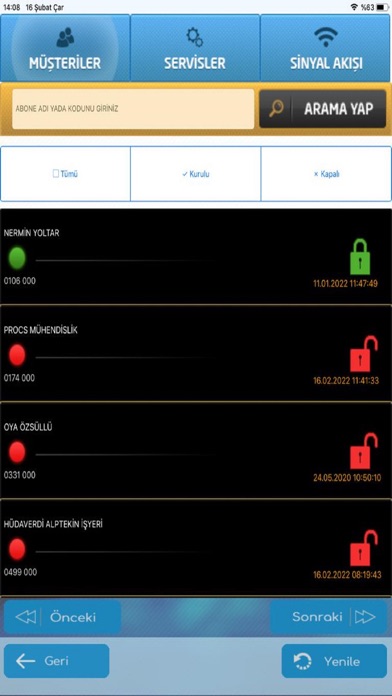 Gispa Güvenlik Sistemleri Screenshot