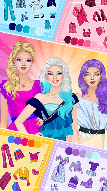 Palette Girl Dress Up Games screenshot-6