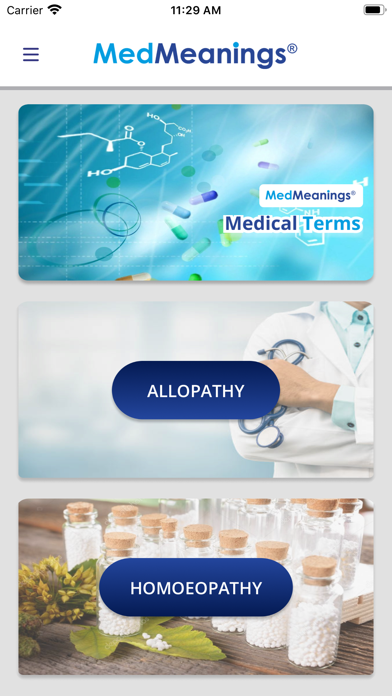 MedMeanings Dictionary Screenshot
