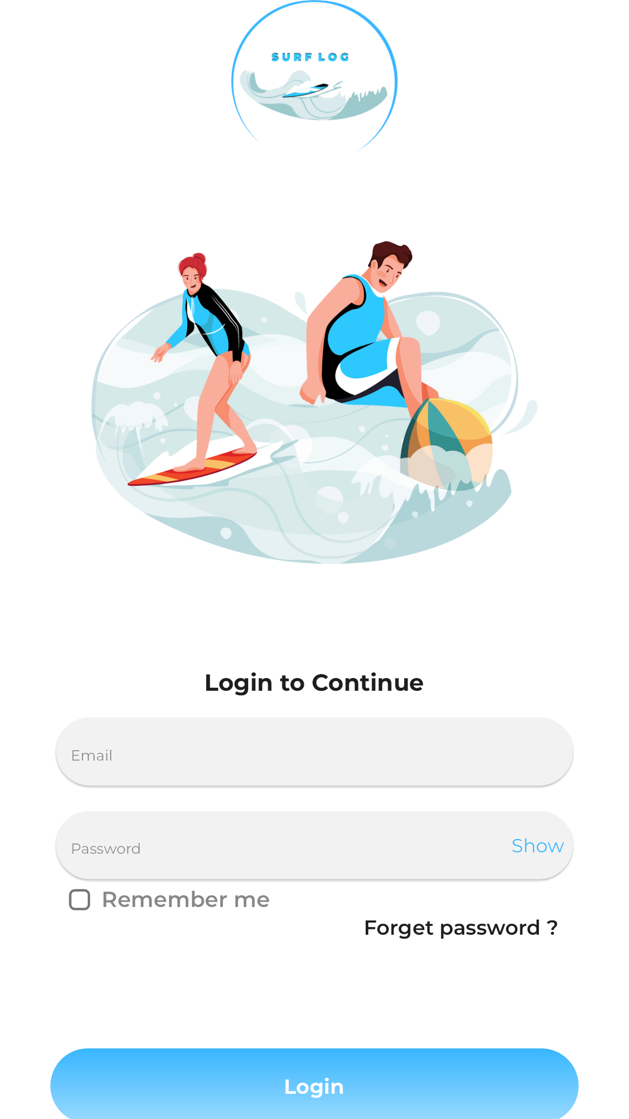 Surf Log App