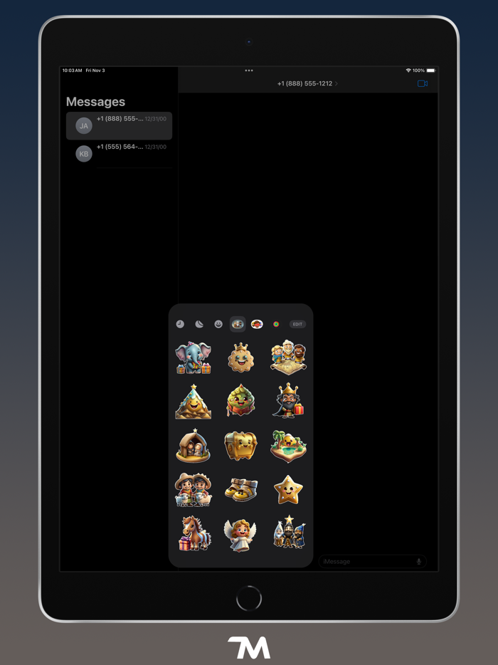 Three Kings Day Stickers