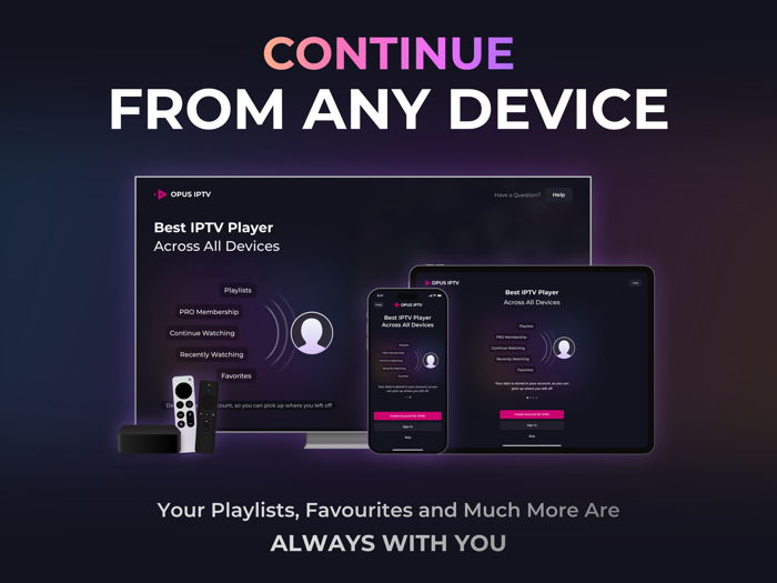 Opus IPTV Player - Watch TV