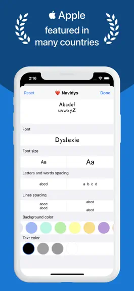 Game screenshot Navidys dyslexia reading font apk